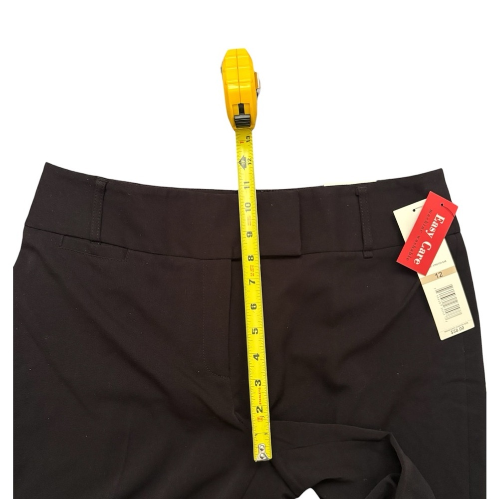 NWT Rafaella Women’s Black Classic Fit 2 Way Stretch Gab Size 12 - Picture 8 of 11